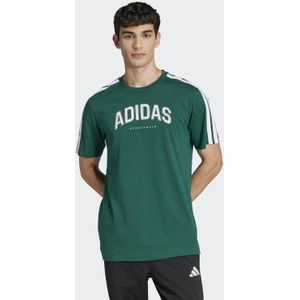 Adidas Codes Collegiate Linear Graphic T-shirt Met Korte Mouwen