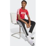 adidas - Sportswear - T-shirt - Rood/Wit - Zachte Enkele Jersey