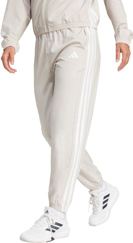 adidas - Performance Train Essentials 3-Stripes - Woven Broek - Beige - Dames
