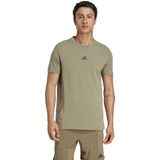 adidas Performance - T-shirt - Olijf - Polyester