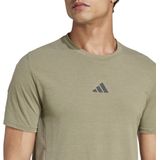 adidas Performance - T-shirt - Olijf - Polyester