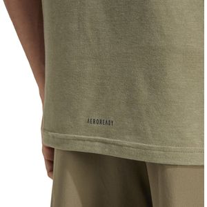 adidas Performance - T-shirt - Olijf - Polyester