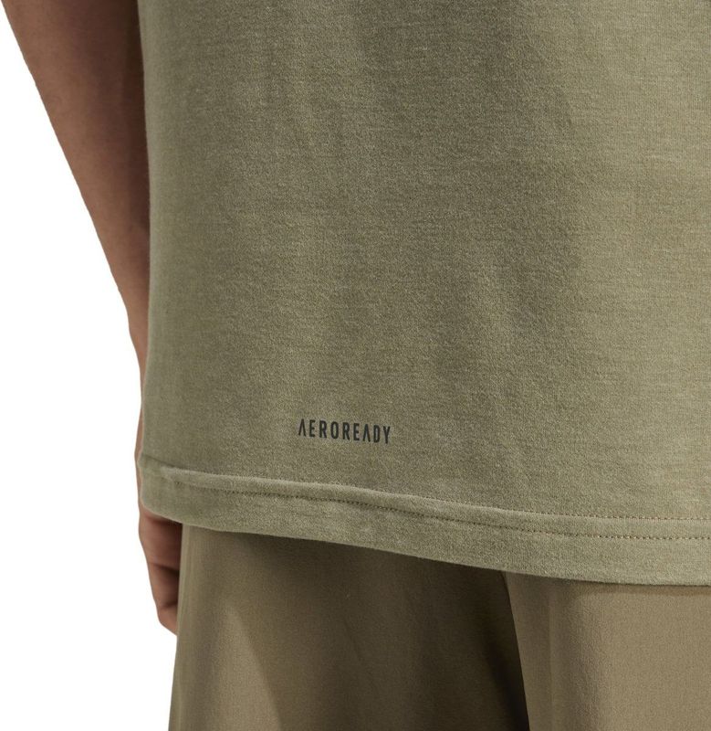 adidas Performance - T-shirt - Olijf - Polyester