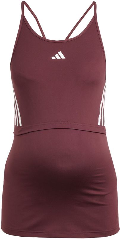 adidas - Zwangerschapstanktop - Zwart - Polyester - AEROREADY