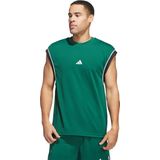 adidas - Basketball - Tanktop - Zwart - 100% Gerecycled Polyester