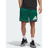 adidas Performance adidas Basketball Badge of Sport Short - Heren - Groen 5