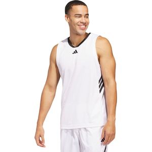 adidas - Basketball Legends - Tanktop - Wit - 100% Gerecycled Polyester