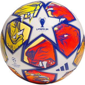 adidas Champions League Competition Voetbal Maat 5 Wit Blauw Geel Rood