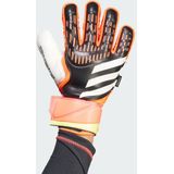 adidas Predator Match Fingersave Keepershandschoenen Zwart Felrood Wit Geel