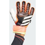 adidas Predator Match Fingersave Keepershandschoenen Zwart Felrood Wit Geel