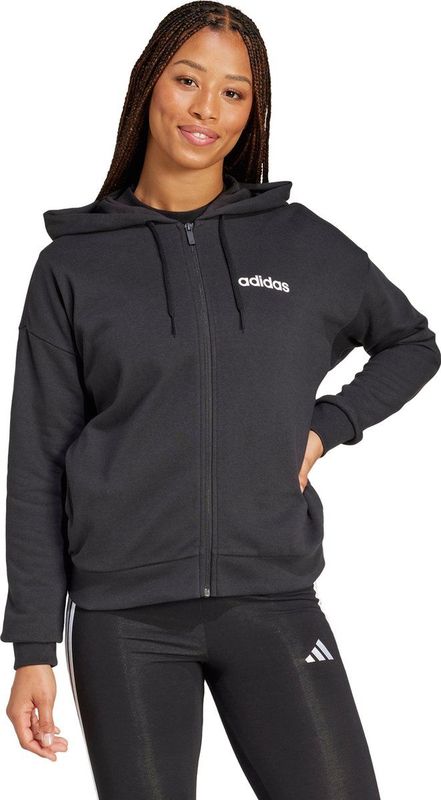 adidas - Hoodie - Zwart - 55% Katoen 36% Polyester 9% Viscose