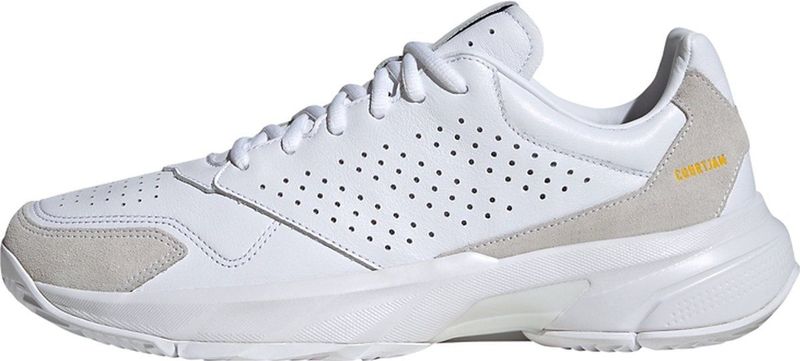 Adidas - Courtjam Control 3 Premium - Sportschoen - Color-Blocking - Leer