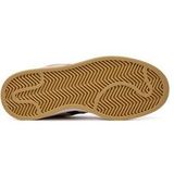 Sneakers - Zwart - Leer - Logoprint - Snoersluiting