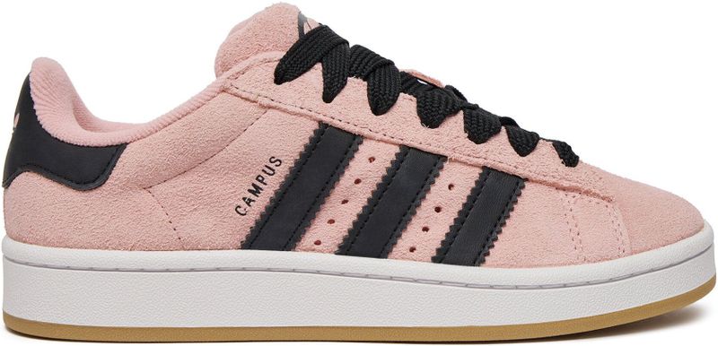 Sneakers - Zwart - Leer - Logoprint - Snoersluiting