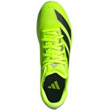 adidas Distancestar Spikeschuh - Neongrün, Schwarz, Größe 42