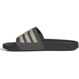 adidas - Adilette Shower Slippers - Zwart Grijs Beige - Synthetische Wreefband - Voering van Textiel