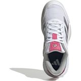 Adidas CourtQuick Padelschoenen - Kleur: Wit, Zilver, Roze