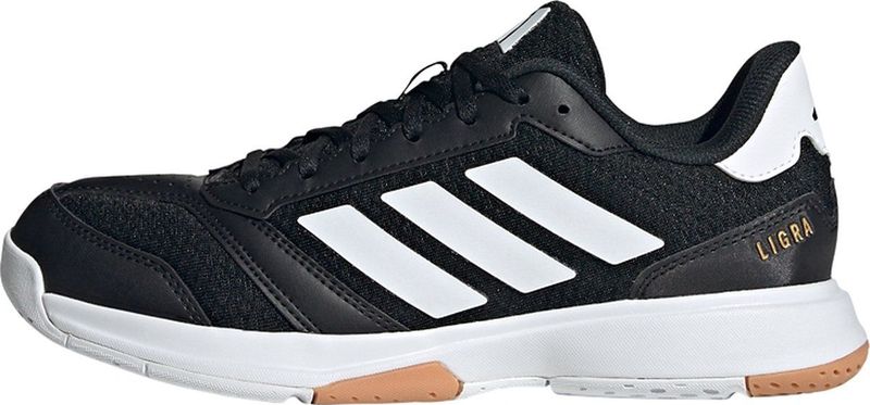 adidas - Ligra 8 - Indoor Schoenen - Zwart - Synthetisch Leer en Mesh