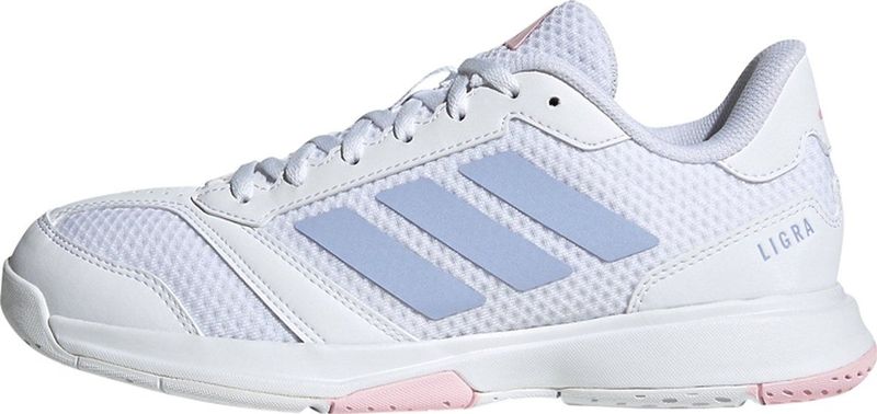 Adidas - Ligra 8 - Schoenen - Zwart - Synthetisch Leer en Mesh - Dames