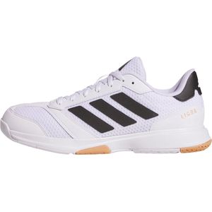 adidas Femme Ligra 8 Womens Indoor Shoes, Cloud White/Core Black/Cloud White, 40 EU