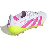 adidas - Predator Elite - Voetbalschoenen - Wit Roze Neongeel - Synthetisch