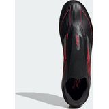 adidas - F50 League - Veterloze Voetbalschoenen - Zwart Rood Zilver - Synthetisch