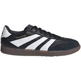 adidas - Predator Freestyle - Zaalvoetbalschoenen - Zwart Wit Bruin - Synthetisch Materiaal