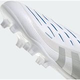 adidas - Predator League - Veterloze Voetbalschoenen - Wit Zilver Blauw - Synthetisch
