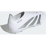 adidas - Predator League - Veterloze Voetbalschoenen - Wit Zilver Blauw - Synthetisch
