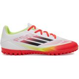 adidas - F50 CLUB TF - Voetbalschoenen - Cloud White / Core Black / Solar Yellow - Synthetisch