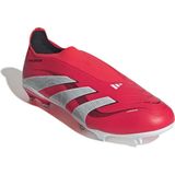 adidas - PREDATOR LEAGUE - Voetbalschoenen - Lucid Red / Cloud White / Core Black - Gerecycled Materiaal