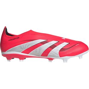 adidas - PREDATOR LEAGUE - Voetbalschoenen - Lucid Red / Cloud White / Core Black - Gerecycled Materiaal