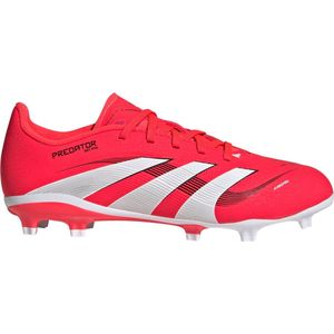 adidas Predator League FG/MG Fußballschuhe Kinder ID3749 - core black/grey four/lucid red 38 für Kinder, rot, Gr. 22 ½ EU