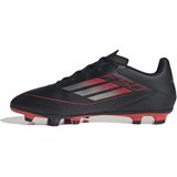 adidas - F50 CLUB - Voetbalschoenen - Core Black/Iron Met./Lucid Red - Synthetisch