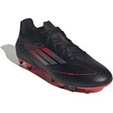 adidas - F50 CLUB - Voetbalschoenen - Core Black/Iron Met./Lucid Red - Synthetisch