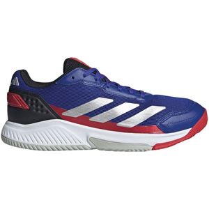 adidas Courtquick Padel Schoenen Heren Padel Schoenen, Lucid Blue / Zilver Metallic / Lucid Red