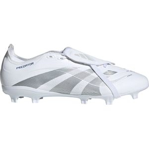 adidas Fu?ballschuh "Predator League Fold-Over Tongue FG/MG" für Herren, weiß, Gr. 42 EU / 8 UK
