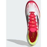 adidas F50 Pro - Voetbalschoenen - Wit Rood Zwart Geel - Synthetisch