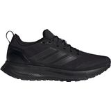 adidas - Runfalcon 5 - Hardloopschoenen - Zwart/Zilver Metallic - Mesh/PU
