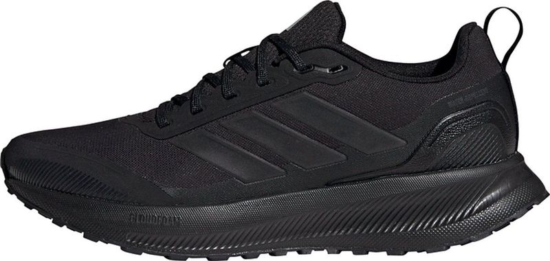 adidas - Runfalcon 5 - Hardloopschoenen - Zwart/Zilver Metallic - Mesh/PU
