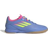 Adidas - F50 League - Zaalschoenen - Blauw - Fiberskin - Vetersluiting