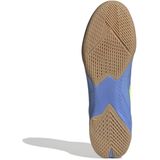 Adidas - F50 League - Zaalschoenen - Blauw - Fiberskin - Vetersluiting