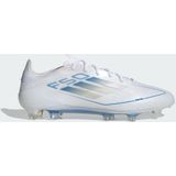 adidas - F50 Elite - Voetbalschoenen - Wit Blauw Zilver - Synthetisch Materiaal