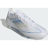 adidas - F50 Elite - Voetbalschoenen - Wit Blauw Zilver - Synthetisch Materiaal