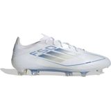 adidas - F50 Elite - Voetbalschoenen - Wit Blauw Zilver - Synthetisch Materiaal