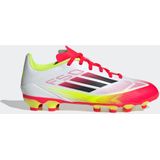 adidas - F50 LEAGUE - Voetballaarzen - Ftwr Wit/Core Zwart/Zonnegeel - Uniseks Kinderen