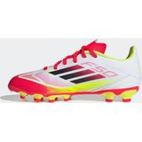 adidas - F50 LEAGUE - Voetballaarzen - Ftwr Wit/Core Zwart/Zonnegeel - Uniseks Kinderen