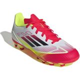 adidas - F50 LEAGUE - Voetballaarzen - Ftwr Wit/Core Zwart/Zonnegeel - Uniseks Kinderen