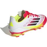 adidas - F50 LEAGUE - Voetballaarzen - Ftwr Wit/Core Zwart/Zonnegeel - Uniseks Kinderen