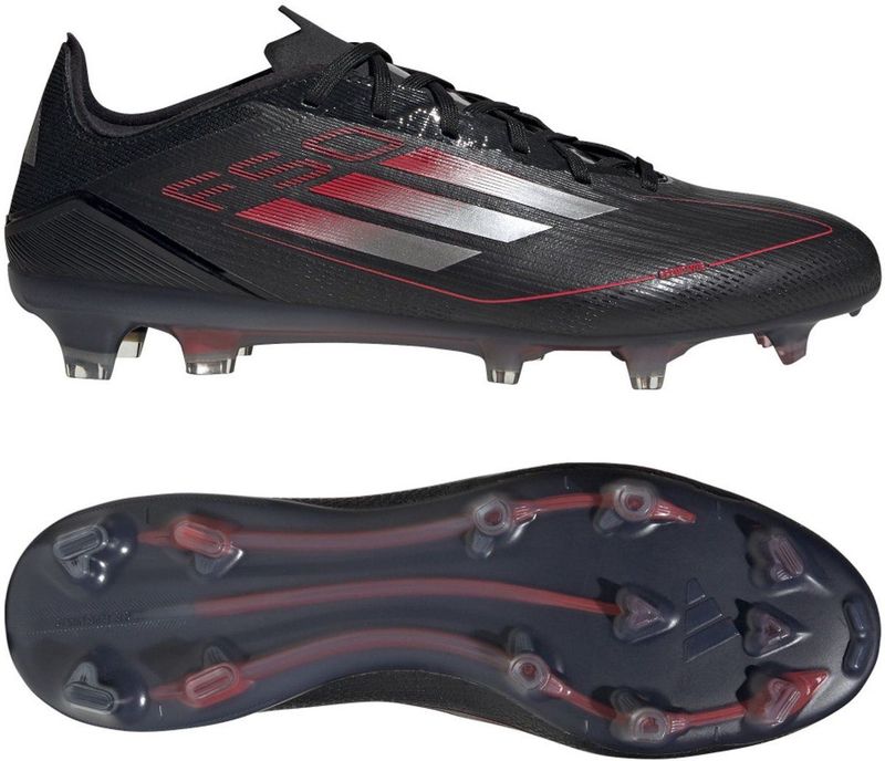 adidas - F50 - Voetbalschoenen - Zwart - Natuurgras